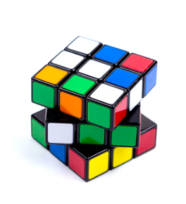 the famous multi colored cube